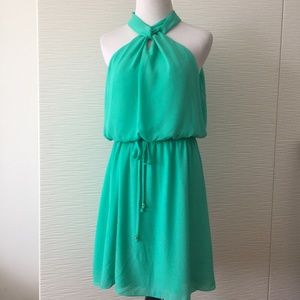 Bebe Bright Teal Summer Dress